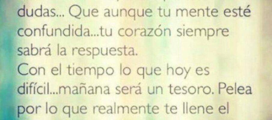 Todo lo que tiene que ser, SERÁ !! Todo lo que tiene que ser, SERÁ !!